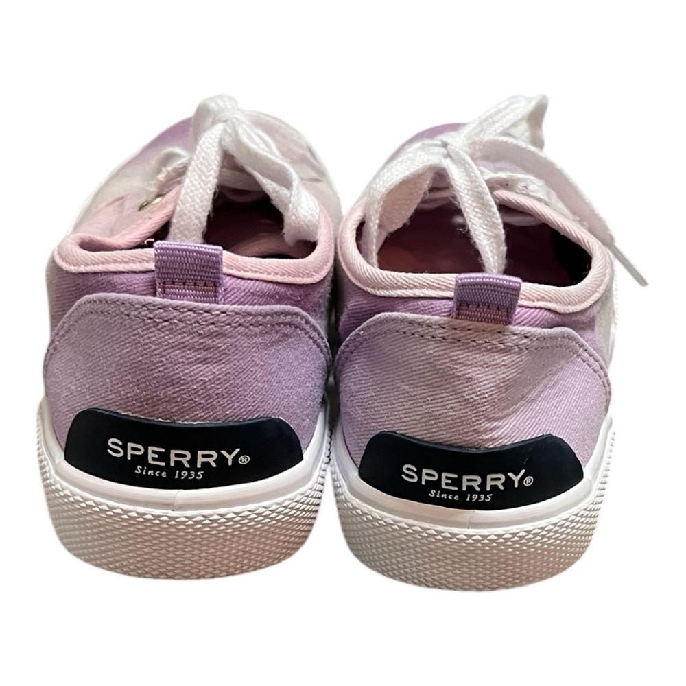 Sperry Kids Gradient Ombre Lace-Up Sneakers Pink Purple Size 2M - Picture 5 of 10